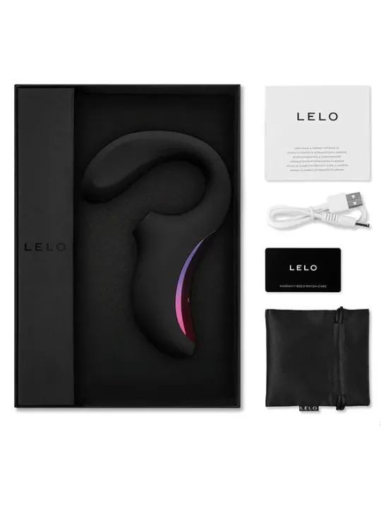 Lelo - Massaggiatore Stimolazione Doppia Aspirazione Enigma Nero - Lelo - Vibratori | erosidea.com