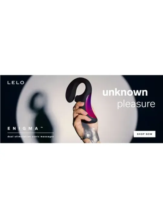 Lelo - Massaggiatore Stimolazione Doppia Aspirazione Enigma Nero - Lelo - Vibratori | erosidea.com