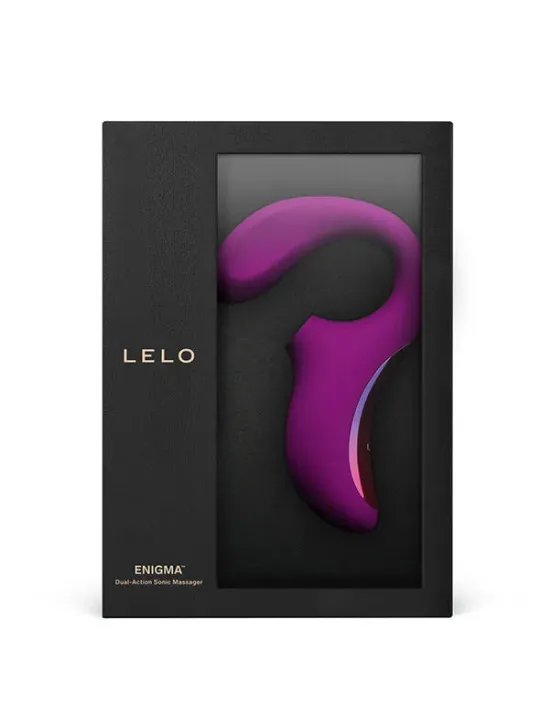 Lelo - Enigma Massaggiatore A Doppia Aspirazione Rosa Profonda - Lelo - Vibratori | erosidea.com
