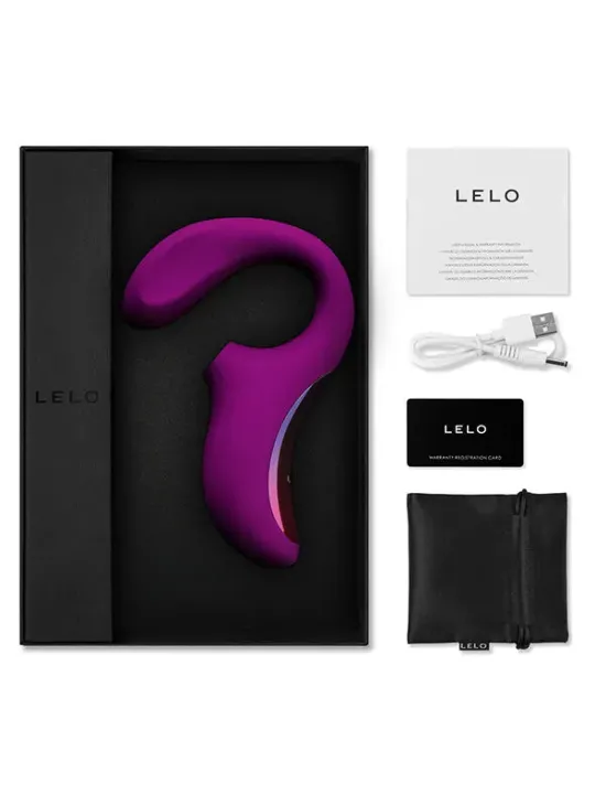 Lelo - Enigma Massaggiatore A Doppia Aspirazione Rosa Profonda - Lelo - Vibratori | erosidea.com