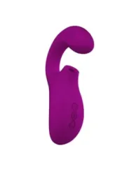 Lelo - Enigma Massaggiatore A Doppia Aspirazione Rosa Profonda - Lelo - Vibratori | erosidea.com