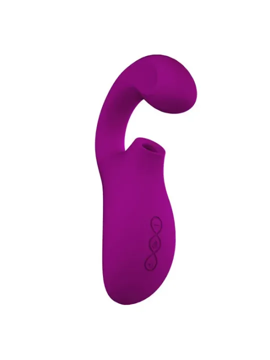 Lelo - Enigma Massaggiatore A Doppia Aspirazione Rosa Profonda - Lelo - Vibratori | erosidea.com