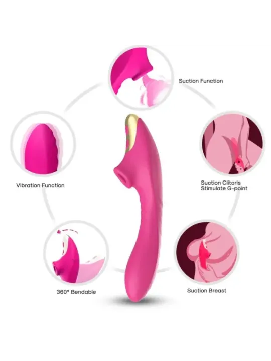 Armony - Dudu Fuchsia Clitoride Sucker - ARMONY STIMULATORS - Vibratori | erosidea.com