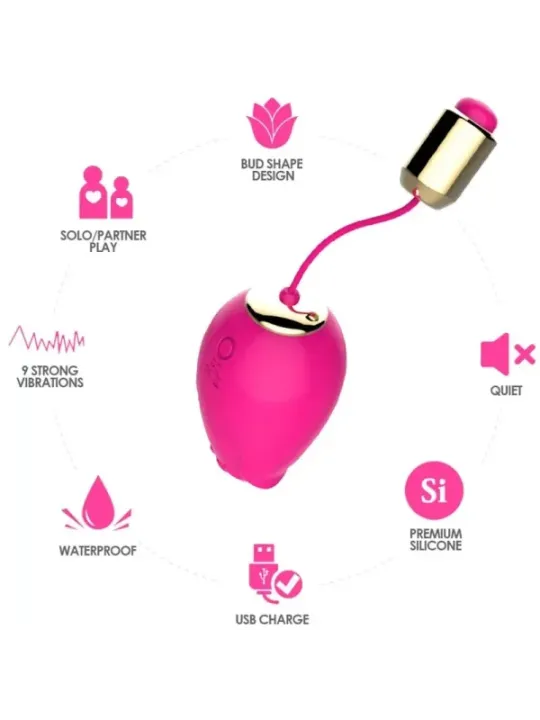 Armony - Mandala Egg Vibratore G-Spot Remote Control Fucsia - ARMONY STIMULATORS - Vibratori | erosidea.com