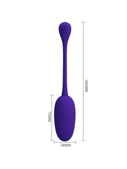 Pretty Love - Uovo Vibrante Ricaricabile Knucker Viola - - Vibratori | erosidea.com