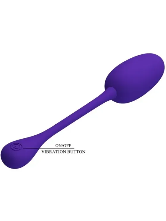 Pretty Love - Uovo Vibrante Ricaricabile Knucker Viola - - Vibratori | erosidea.com