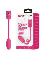 Pretty Love - Vibratore A Proiettile Ricaricabile Olson Con Telecomando Cablato Rosa - FUN TOYS - Vibratori | erosidea.com