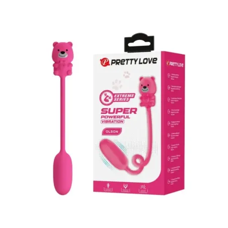 Pretty Love - Vibratore A Proiettile Ricaricabile Olson Con Telecomando Cablato Rosa - FUN TOYS - Vibratori | erosidea.com