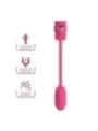 Pretty Love - Vibratore A Proiettile Ricaricabile Olson Con Telecomando Cablato Rosa - FUN TOYS - Vibratori | erosidea.com