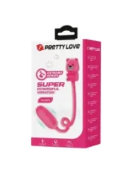 Pretty Love - Vibratore A Proiettile Ricaricabile Olson Con Telecomando Cablato Rosa - FUN TOYS - Vibratori | erosidea.com