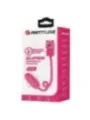 Pretty Love - Vibratore A Proiettile Ricaricabile Olson Con Telecomando Cablato Rosa - FUN TOYS - Vibratori | erosidea.com
