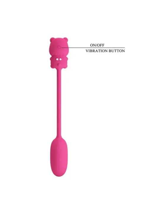 Pretty Love - Vibratore A Proiettile Ricaricabile Olson Con Telecomando Cablato Rosa - FUN TOYS - Vibratori | erosidea.com