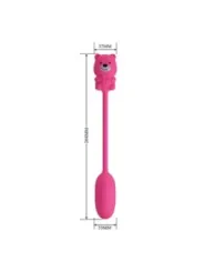 Pretty Love - Vibratore A Proiettile Ricaricabile Olson Con Telecomando Cablato Rosa - FUN TOYS - Vibratori | erosidea.com