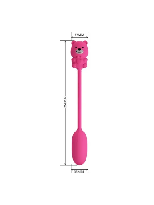 Pretty Love - Vibratore A Proiettile Ricaricabile Olson Con Telecomando Cablato Rosa - FUN TOYS - Vibratori | erosidea.com