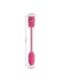 Pretty Love - Vibratore A Proiettile Ricaricabile Olson Con Telecomando Cablato Rosa - FUN TOYS - Vibratori | erosidea.com
