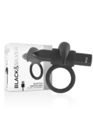 Black&Silver - Anello Burton 10 Modalit€ Di Vibrazione Nero - BLACK&SILVER - Anelli Fallici | erosidea.com