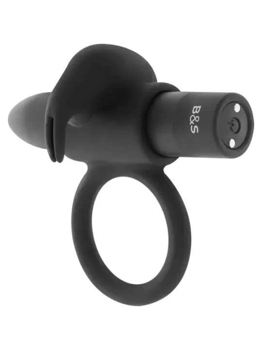 Black&Silver - Anello Burton 10 Modalit€ Di Vibrazione Nero - BLACK&SILVER - Anelli Fallici | erosidea.com