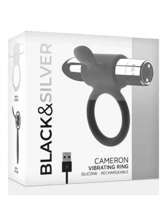 Black&Silver - Anello Ricaricabile Cameron Argento - BLACK&SILVER - Anelli Fallici | erosidea.com