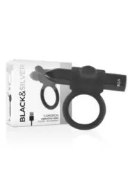 Black&Silver - Anello Ricaricabile Cameron Black - BLACK&SILVER - Anelli Fallici | erosidea.com