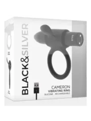Black&Silver - Anello Ricaricabile Cameron Black - BLACK&SILVER - Anelli Fallici | erosidea.com