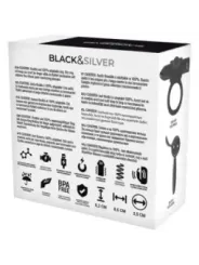 Black&Silver - Anello Ricaricabile Cameron Black - BLACK&SILVER - Anelli Fallici | erosidea.com