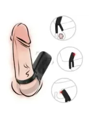 Armony - Vibratore Doppio Anello Nero - ARMONY FOR HIM - Anelli Fallici | erosidea.com