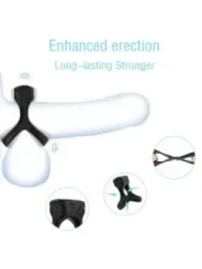 Armony - Anello Vibratore E Multiposizione Nero - ARMONY FOR HIM - Anelli Fallici | erosidea.com