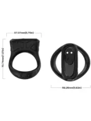 Armony - Anello Vibratore E Multiposizione Nero - ARMONY FOR HIM - Anelli Fallici | erosidea.com