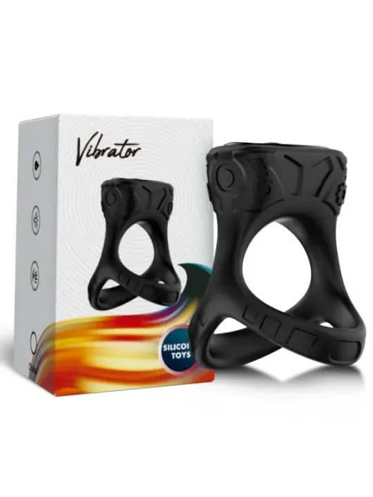 Armony - Anello Vibratore E Multiposizione Nero - ARMONY FOR HIM - Anelli Fallici | erosidea.com