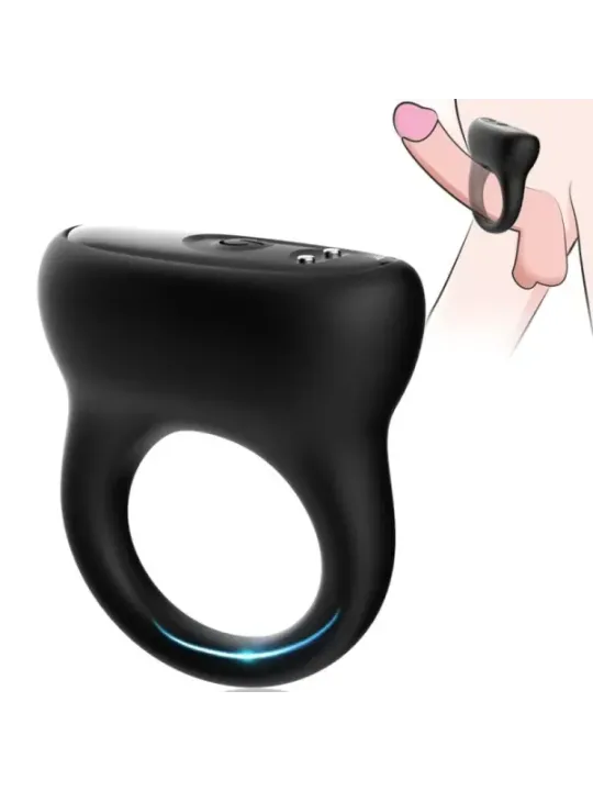 Armony - Anello Vibratore Nero - ARMONY FOR HIM - Anelli Fallici | erosidea.com