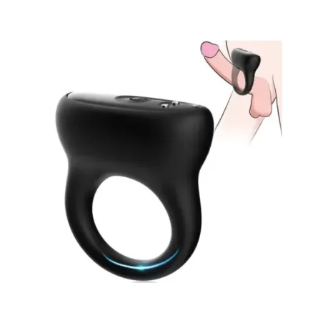 Armony - Anello Vibratore Nero - ARMONY FOR HIM - Anelli Fallici | erosidea.com