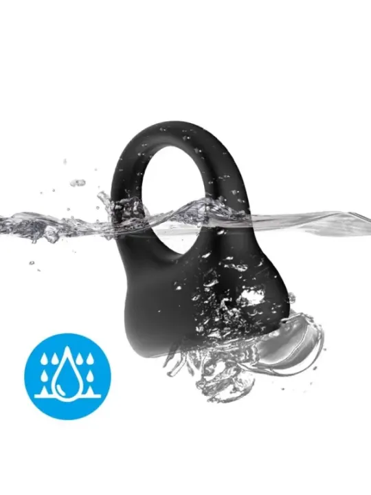 Armony - Anello Vibratore Nero - ARMONY FOR HIM - Anelli Fallici | erosidea.com