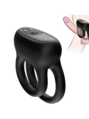 Armony - Vibratore Doppio Anello Nero Small - ARMONY FOR HIM - Anelli Fallici | erosidea.com