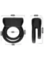 Armony - Vibratore Doppio Anello Nero Small - ARMONY FOR HIM - Anelli Fallici | erosidea.com
