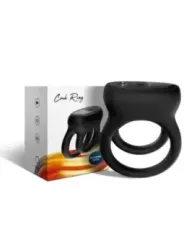 Armony - Vibratore Doppio Anello Nero Small - ARMONY FOR HIM - Anelli Fallici | erosidea.com