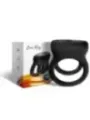 Armony - Vibratore Doppio Anello Nero Small - ARMONY FOR HIM - Anelli Fallici | erosidea.com