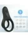 Armony - Vibratore Doppio Anello Nero Big - ARMONY FOR HIM - Anelli Fallici | erosidea.com