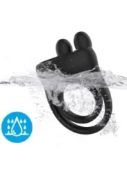 Armony - Anello Vibratore Rabbit Nero - ARMONY FOR HIM - Anelli Fallici | erosidea.com