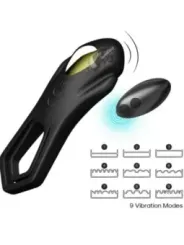 Armony - Telecomando Vibratore Roadster Doppio Anello Nero - ARMONY FOR HIM - Anelli Fallici | erosidea.com