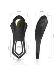 Armony - Telecomando Vibratore Roadster Doppio Anello Nero - ARMONY FOR HIM - Anelli Fallici | erosidea.com