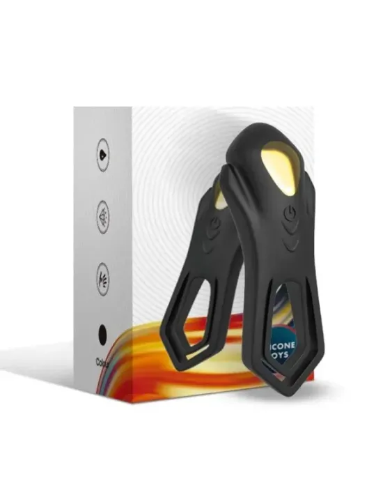 Armony - Telecomando Vibratore Roadster Doppio Anello Nero - ARMONY FOR HIM - Anelli Fallici | erosidea.com