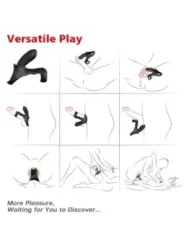 Armony - Anello Vibratore Doppio Ranger Per Coppia Nero - ARMONY FOR HIM - Anelli Fallici | erosidea.com