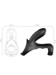 Armony - Anello Vibratore Doppio Ranger Per Coppia Nero - ARMONY FOR HIM - Anelli Fallici | erosidea.com