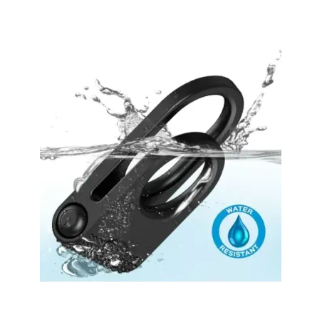 Armony - Twins Doppio Anello Vibratore Per Coppia Nero - ARMONY FOR HIM - Anelli Fallici | erosidea.com
