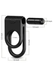 Armony - Twins Doppio Anello Vibratore Per Coppia Nero - ARMONY FOR HIM - Anelli Fallici | erosidea.com