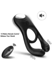 Armony - Veyron Doppio Anello Vibratore Giocattolo Per Coppia Telecomando Nero - ARMONY FOR HIM - Anelli Fallici | erosidea.com