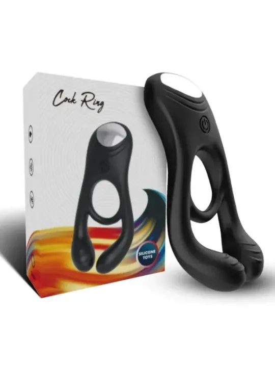 Armony - Veyron Doppio Anello Vibratore Giocattolo Per Coppia Telecomando Nero - ARMONY FOR HIM - Anelli Fallici | erosidea.com