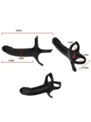Armony - Dildo Con Anello E Vibratore Telecomando Nero - ARMONY FOR HIM - Anelli Fallici | erosidea.com