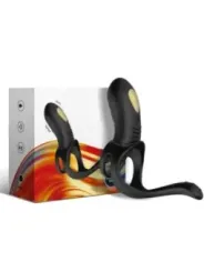 Armony - Joy Jumper Anello Vibratore Per Coppia E Plug Anale Telecomando Nero - ARMONY FOR HIM - Anelli Fallici | erosidea.com