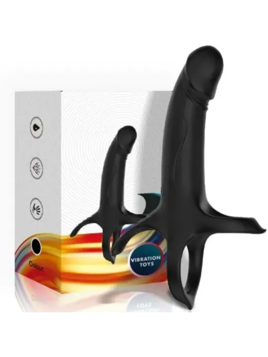 Armony - Dildo Con Anello E Vibratore Nero - ARMONY FOR HIM - Anelli Fallici | erosidea.com